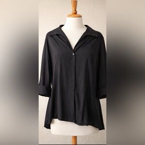 Women's Black Tailored Top